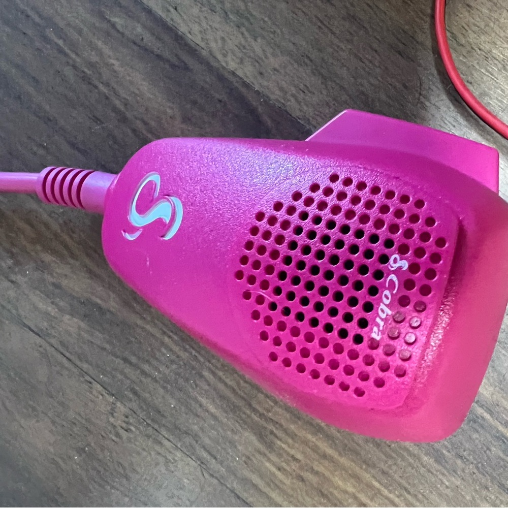Bright pink CB Radio